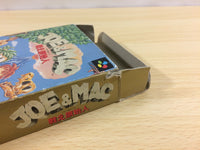 ua8882 Joe & Mac Tatakae Genshijin BOXED SNES Super Famicom Japan