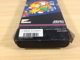 ua7084 The Simpsons Bart's Nightmare BOXED SNES Super Famicom Japan