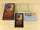 Desert Strike Return to the Gulf BOXED SNES Super Famicom Japan - UA6593