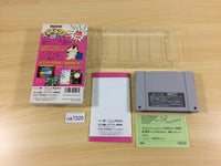 ua7320 Dolucky no Puzzle Tour 94 BOXED SNES Super Famicom Japan