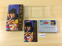 ua8440 Hokuto no Ken 7 Fist of the North Star BOXED SNES Super Famicom Japan